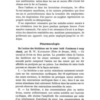 0877 - Page 875 - Revue des travaux français et étrangers. Thérapeutique médicale. Sur les inhalations d'air pauvre en oxygène. / Pharmacologie. De l'action des lécithines sur le coeur isolé d'animaux à sang chaud, par M. W. Kaznelson (Thèse de Dorpat, 1910)