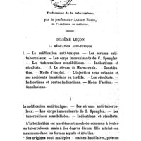 0883 - Page 881 - Hôpital Beaujon. - Clinique thérapeutique. Traitement de la tuberculose, par le Professeur Albert Robin..