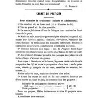 0907 - Page 905 - Chronique. La maison du médecin. - Une bonne oeuvre à soutenir. [G. Bardet]. / Carnet du praticien. Pour stimuler la croissance (enfants et adolescents)