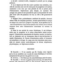 0932 - Page 930 - Société de thérapeutique. Séance du 6 décembre 1911. Communications. I. - Interprétation des manifestations diabétiques, traitement du diabète, par M. Guelpa. / Discussion