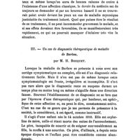 0938 - Page 936 - Société de thérapeutique. Séance du 6 décembre 1911. Communications. II. Un cas de mycose établi par le diagnostic thérapeutique, par le Dr G. Bardet. / III. - Un cas de diagnostic thérapeutique de maladie de Barlow, par M. H. Bouquet