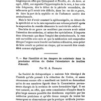 0049 - Page 45 - Société de thérapeutique. Séance du 10 novembre 1920. IV. - Les Splénomégalies post-arsénobenzoliques. Par M. A. Lévy-Franckel. Discussion. / V. - Sur l'inutilité et les dangers de maintenir dans la prochaine édition du Codex l'alcoolature de feuilles d'Aconit, par M. A. Richaud
