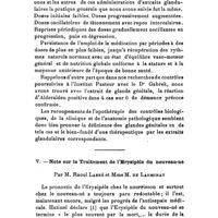 0099 - Page 95 - Société de thérapeutique. Séance du 8 décembre 1920. IV. - Sur quelques applications opothérapiques dans la Démence précoce. Par le Dr A. Marie... / V. - Note sur le Traitement de l'Erysipèle du nouveau-né. Par M. Raoul Labbé et Mme M. de Larminat
