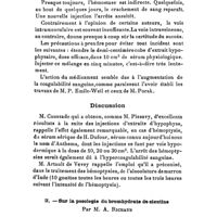 0612 - Page 604 - Société de thérapeutique. 12 octobre 1921. I. - Traitement des hémoptysies par l'extrait hypophysaire. Par MM. A. Pissavy et Touvay. / Discussion. / II. - Sur la posologie du bromhydrate de cicutine. Par M. A. Richaud