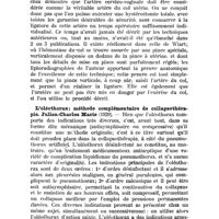 0147 - Page 143 - Analyses. Revue des thèses de thérapeutique. Faculté de Paris. Contribution à l'étude de l'hystérectomie abdominale totale. Lucien Diamant-Berger (1929). / L'oléothorax ; méthode complémentaire de collapsothérapie. Julien-Charles Marie (1929)