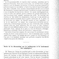 1036 - Page 1019 - Séance du 26 décembre 1888. A propos du procès-verbal. 2° Traitement des anévrysmes par la ligature au catgut / Suite de la discussion sur la pathogénie et le traitement des salpingites