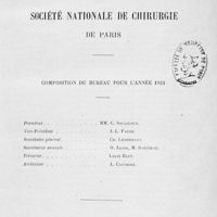 0005 - i - Personnel de la Société nationale de chirurgie de Paris