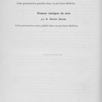 0216 - Page 196 - Séance du 6 février 1924. Présentations de malades. Scoliose dorso-lombaire souple traitée par les greffons osseux d’Albee paraépineux et des greffes ostéopériostiques, par M. Mauclaire / Tumeur maligne du sein, par M. Pierre Duval