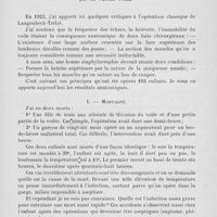0517 - Page 497 - Séance du 2 avril 1924. Communications. Les résultats anatomiques de 102 staphylorraphies, par M. Victor Veau