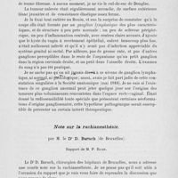 0701 - Page 681 - Séance du 4 juin 1924. Rapports. Fibromyome de la cloison recto-vaginale, par M. le Dr J. Marais / Note sur la rachianesthésie, par M. le Dr D. Baruch