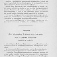 0789 - Page 769 - Séance du 25 juin 1924. A propos du procès-verbal. Rupture du ménisque interne du genou, par MM. Robert Picqué et Jagues / Rapports. Deux observations de sténose sous-vatérienne, par M. A. Charrier
