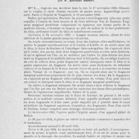 0858 - Page 838 - Séance du 2 juillet 1924. Présentations de malades. Fracture récente du cou-de-pied. Double fragment marginal postérieur. Ostéosynthèse par vissage. Excellent résultat anatomique et fonctionnel, par M. Antoine Basset