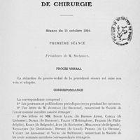 0895 - Page 875 - Séance du 15 octobre 1924. Première séance. Procès-verbal / Correspondance / A propos de la correspondance