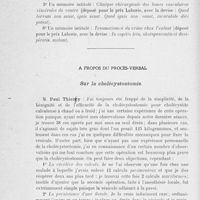 0976 - Page 956 - Séance du 29 octobre 1924. A propos de la correspondance / A propos du procès-verbal. Sur la cholécystostomie, M. Paul Thierry