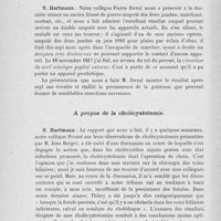 1026 - Page 1006 - Séance du 12 novembre 1924. A propos du procès-verbal. Amputation des deux jambes, M. Hartmann / A propos de la cholécystotomie, M. Hartmann