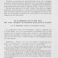 1330 - Page 1286 - Séance du 28 novembre 1928. A propos du procès-verbal. Occlusion intestinale par diverticulite, par M. Jean Petit / De la migration vers le flanc droit des corps étrangers du duodénum ayant perforé sa paroi, par M. Goullioud
