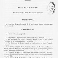 1036 - Page 1003 - Séance du 1er Juillet 1936. Procès-verbal / Correspondance
