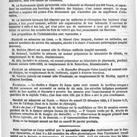 1036 - Page 1032 - Courrier. L'indemnité des médecins et chirurgiens des hôpitaux / Faculté de médecine de Lyon / Faculté de médecine de Nancy / Épidémies / Société de médecine de Paris