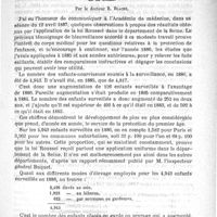 0077 - Page 73 - Sommaire / Quelques résultats de l'application de la loi Roussel dans le département de la Seine. Par le docteur R. Blache