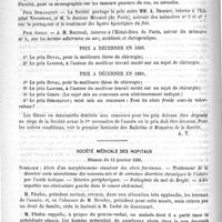 0084 - Page 80 - Académies et sociétés savantes. Société de chirurgie. Séance annuelle du 11 janvier / Société médicale des hôpitaux. Séance du 13 janvier 1888