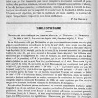0110 - Page 102 - L'antisepsie locale et l'antisepsie intestinale contre la furonculose [P. Le Gendre] / Bibliothèque. Dictionnaire encyclopédique des sciences médicales. - Directeurs : A. Dechambre de 1864 à 1885, L. Lereboullet depuis 1886..., L. Hahn