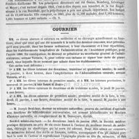 0144 - Page 136 - Nouvelles de l'étranger. Berlin / Courrier / Société médico-pratique