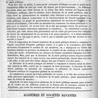 0174 - Page 166 - De l'organisation de l'Administration de la santé publique en France / Académies et sociétés savantes. Société de chirurgie. Séance du 25 janvier