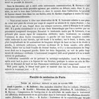 0202 - Page 194 - Académies et sociétés savantes. Société médico-pratique. Décembre 1887 / Faculté de médecine de Paris. Thèses de doctorat pendant le mois de janvier 1888