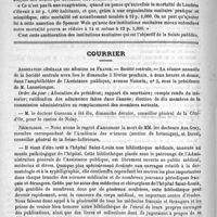 0204 - Page 196 - Nouvelles de l'étranger. La polyclinique Humbert 1er / Courrier. Association générale des médecins de France / Nécrologie [Asa Gray / Duval]