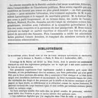 0210 - Page 202 - Les eaux de Paris et de Vienne, et la fièvre typhoïde / Association générale des médecins de France. Société centrale / Bibliothèque. Le magnétisme animal étudié sous le nom de force neurique rayonnante et circulante, par le docteur A. Baréty. - Paris, O. Doin et J. Lechevallier, 1887