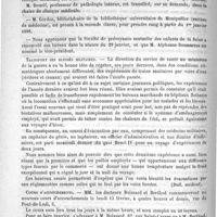0216 - Page 208 - Courrier. École supérieure de pharmacie de Paris / Ecole de médecine de Clermont-Ferrand / Transport des blessés militaires / Cours d'accouchements