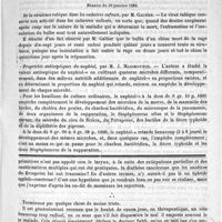 0235 - Page 227 - Service de santé militaire : son recrutement et son organisation, par le docteur P. Bouloumié / Académies et sociétés savantes. Académie des sciences. Séance du 30 janvier 1888 / Feuilleton. Causerie. Craintes à propos de la destruction des lapins par le choléra des poules. - La maladie du Kronpriz : nouvelles hypothèses. - Le boulet de canon en thérapeutique