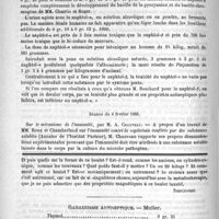 0236 - Page 228 - Académies et sociétés savantes. Académie des sciences. Séance du 30 janvier 1888 / Séance du 6 février 1888 / Feuilleton. Causerie. Craintes à propos de la destruction des lapins par le choléra des poules. - La maladie du Kronpriz : nouvelles hypothèses. - Le boulet de canon en thérapeutique [Simplissime] / Gargarisme antiseptique. - Muller