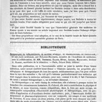 0263 - Page 255 - Association générale des médecins de France. Société locale de Saint-Quentin, séance du 1er décembre 1887 / Bibliothèque. Dictionnaire de thérapeutique, de matière médicale, de pharmacologie, de toxicologie, et des eaux minérales, par Dujardin-Beaumetz..., avec la collaboration de MM. Debièrre, Egasse, Hétet, Jaillet, Macquarie ; docteur G. Bardet... - Paris, Octave Doin, éditeur