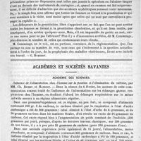 0279 - Page 271 - Bibliothèque. La prostitution devant l'Académie de médecine de Belgique, par le docteur O. Commenge... Paris, Asselin et Houzeau, 1888 / Académies et sociétés savantes. Académie des sciences