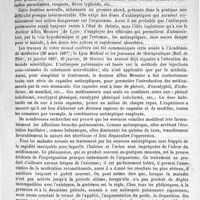 0287 - Page 279 - Thérapeutique. Antisepsie pulmonaire dans le traitement des maladies de l'appareil respiratoire et en particulier de la tuberculose pulmonaire. Par le docteur P. D / Lettres de Suisse