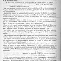 0292 - Page 284 - Courrier / Impôts pesant sur le corps médical en France