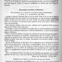 0298 - Page 290 - Association générale des médecins de France. Société locale de Saint-Quentin, séance du 1er décembre 1887 / De quelques nouvelles médications. Du traitement de la chorée et d'autres maladies hyperkinétiques au moyen de la physostigmine, par Riess (Berlin. klin. Wochenschr., 30 mai 1887) / Formules pour l'emploi de l'hydrate d'amylène, par Fischer