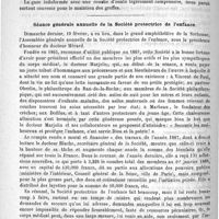 0310 - Page 302 - Greffes zooplastiques - Greffes avec la peau de poulet. Par P. Redard / Séance générale annuelle de la Société protectrice de l'enfance (The Bristol med. chir. Journ., déc. 1887)