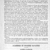 0349 - Page 341 - Revue des journaux. Cause peu commune d'hémorrhagie uréthrale / Contribution à l'étude des corps étrangers, des organes génitaux de la femme / Académies et sociétés savantes. Académie de médecine. Séance du 28 février 1888