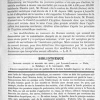 0355 - Page 347 - Bulletin / Bibliothèque. Urologie clinique et maladies des reins, par Labadie-Lagrave. - Paris, A. Delahaye et E. Lecrosnier, 1888 / Feuilleton. Bibliothèque anthropologique. - L'évolution de la morale, par Ch. Letourneau...