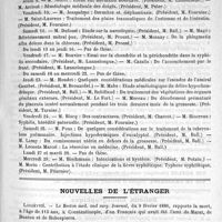 0363 - Page 355 - Faculté de médecine de Paris. Thèses de doctorat soutenues pendant le mois de février 1888 / Nouvelles de l'étranger. Longévité / Prix Gari sur le sujet de la blennorrhagie