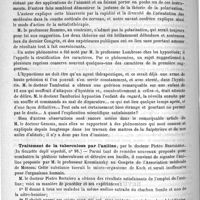 0384 - Page 376 - Revue des journaux. Journaux Italiens. L'hypnotisme en Italiens. L'hypnotisme en Italie / Traitement de la tuberculose par l'aniline, par le docteur Pietro Bertalero (In Gazzetta degli ospedali, n° 96)