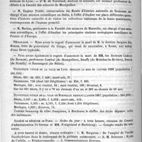 0388 - Page 380 - Courrier / Nécrologie [Jacques des Brazza / Cadroy (de Bouscat) / Combal (de Montpellier) / Dauffy (de Moisdon-la-Rivière) / Ducos (de Romilly) / Roumégout (de Béliet)] / Société de médecine de Paris