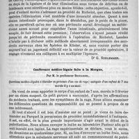 0439 - Page 431 - L'hystérectomie vaginale et les pinces à demeure devant la Société de médecine de Berlin [Dr G. Schlemmer] / Conférence médico-légale faite à la Morgue, par M. le professeur Brouardel