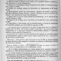 0448 - Page 440 - Courrier. Association générale de prévoyance et de secours mutuels des médecins de France / Nécrologie [Constantin James (de Paris) / Blot / Martineau] / Ecole de médecine de Reims