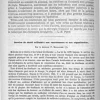 0452 - Page 444 - Bulletin. Congrès français de chirurgie : L'opération de Letiévant-Estlander [L.-H. Petit] / Service de santé militaire : son recrutement et son organisation, par le docteur P. Bouloumié