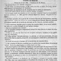 0509 - Page 497 - Revue des journaux. Action thérapeutique de sulfate de spartéine / Académies et sociétés savantes. Académie de médecine. Séance du 27 mars 1888