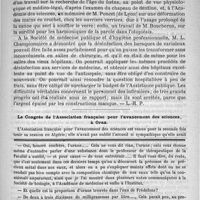 0515 - Page 503 - Bulletin / Le Congrès de l'Association française pour l'avancement des sciences, à Oran / Feuilleton. Prenez mon eau