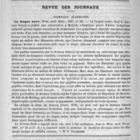 0522 - Page 510 - Bibliothèque. Traité des maladies des Yeux (3e édition), par le docteur X. Galezowski. - Baillière, éditeur [Dr Ch. Schmit] / Revue des journaux. Journaux Allemands (Wien. med. Blaett., 1887, n° 20) [Dr G. Schlemmer] / Académies et sociétés savantes. Académie des sciences. Séance du 26 mars 1888